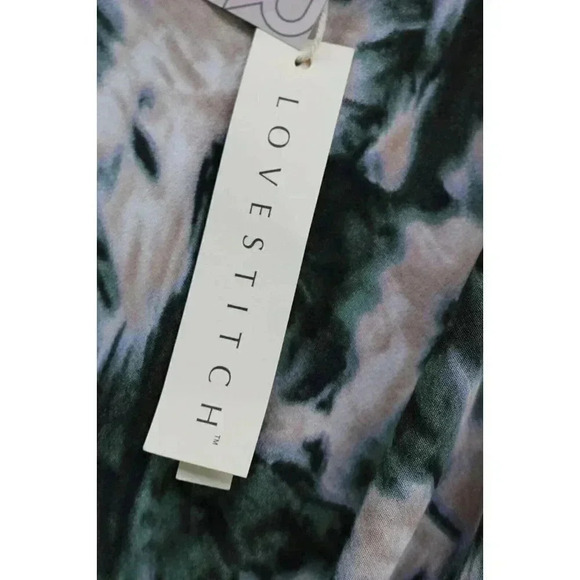 Love Stitch Long Maxi Olive Dress Adair-Pockets-S/M-New w/Tags-Tye Dye - Picture 5 of 11